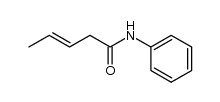 pent-2-enoic acid anilide结构式