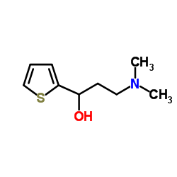 1-(2-噻吩基)-3-(二甲氨基)-1-丙醇结构式