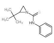 1-Aziridinecarbothioamide,2-(1,1-dimethylethyl)-N-phenyl- Structure