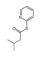 Butanethioic acid, 3-methyl-, S-2-pyridinyl ester (9CI) Structure