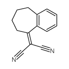 Propanedinitrile,2-(6,7,8,9-tetrahydro-5H-benzocyclohepten-5-ylidene)- structure