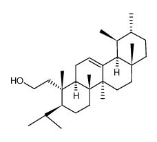 3,4-seco-3-nor-urs-12-en-2-ol Structure