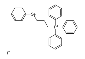 triphenyl(3-phenylselanylpropyl)phosphanium,iodide Structure