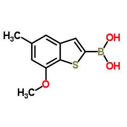 (7-Methoxy-5-methylbenzo[b]thiophen-2-yl)boronic acid picture