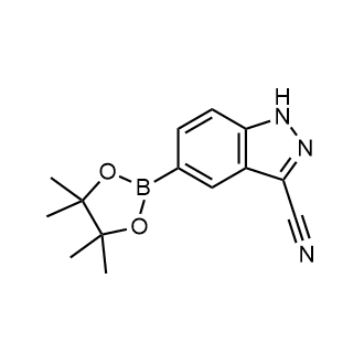 5-(4,4,5,5-Tetramethyl-1,3,2-dioxaborolan-2-yl)-1H-indazole-3-carbonitrile picture