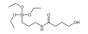 N-(3-TRIETHOXYSILYLPROPYL)-4-HYDROXYBUTYRAMIDE Structure