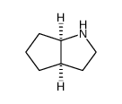 (3aR,6aR)-octahydrocyclopenta(b)pyrrole Structure