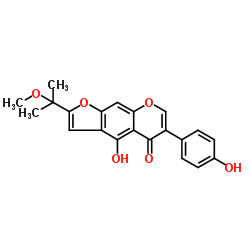 刺桐素D结构式