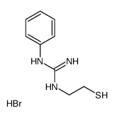 1-phenyl-2-(2-sulfanylethyl)guanidine,hydrobromide Structure