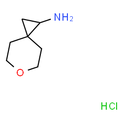 6-Oxaspiro[2.5]octan-1-amine hydrochloride Structure