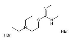 2-(diethylamino)ethyl N,N'-dimethylcarbamimidothioate,dihydrobromide结构式