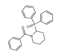 (2-(diphenylphosphoryl)piperidin-1-yl)(phenyl)methanone结构式