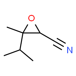 Oxiranecarbonitrile,3-methyl-3-(1-methylethyl)- (9CI) structure