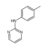 N-(4-甲基苯基)嘧啶-2-胺结构式