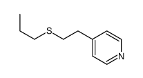 4-(2-propylsulfanylethyl)pyridine Structure