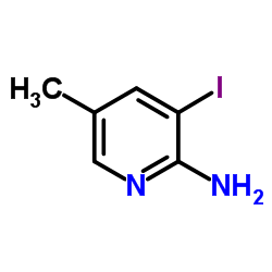 3-碘-5-甲基-2-吡啶胺结构式