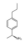 Benzenemethanamine, α-methyl-4-propyl-, (αS) Structure