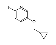 5-(cyclopropylmethoxy)-2-iodopyridine Structure