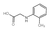 [(2-Methylphenyl)amino]acetic acid Structure