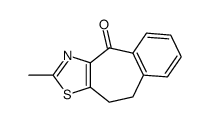 2-methyl-9,10-dihydro-benzo[5,6]cyclohepta[1,2-d]thiazol-4-one Structure