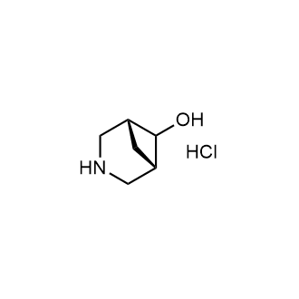 Endo-3-azabicyclo[3.1.1]heptan-6-ol;hydrochloride structure