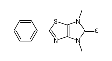 4,6-Dihydro-4,6-dimethyl-2-phenyl-5H-imidazo[4,5-d]thiazole-5-thione structure