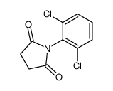 1-(2,6-dichlorophenyl)pyrrolidine-2,5-dione结构式