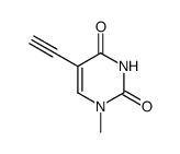 2,4(1H,3H)-Pyrimidinedione, 5-ethynyl-1-methyl- (9CI)结构式