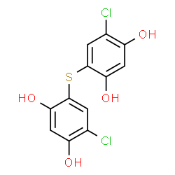 4,4'-Thiobis[6-chlororesorcinol] structure