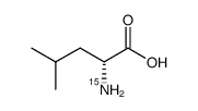 D-亮氨酸-15N结构式