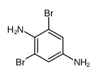 2,6-dibromobenzene-1,4-diamine Structure