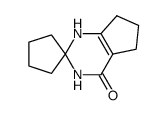 1',5',6',7'-tetrahydro-spiro[cyclopentane-1,2'-cyclopentapyrimidin]-4'-one结构式