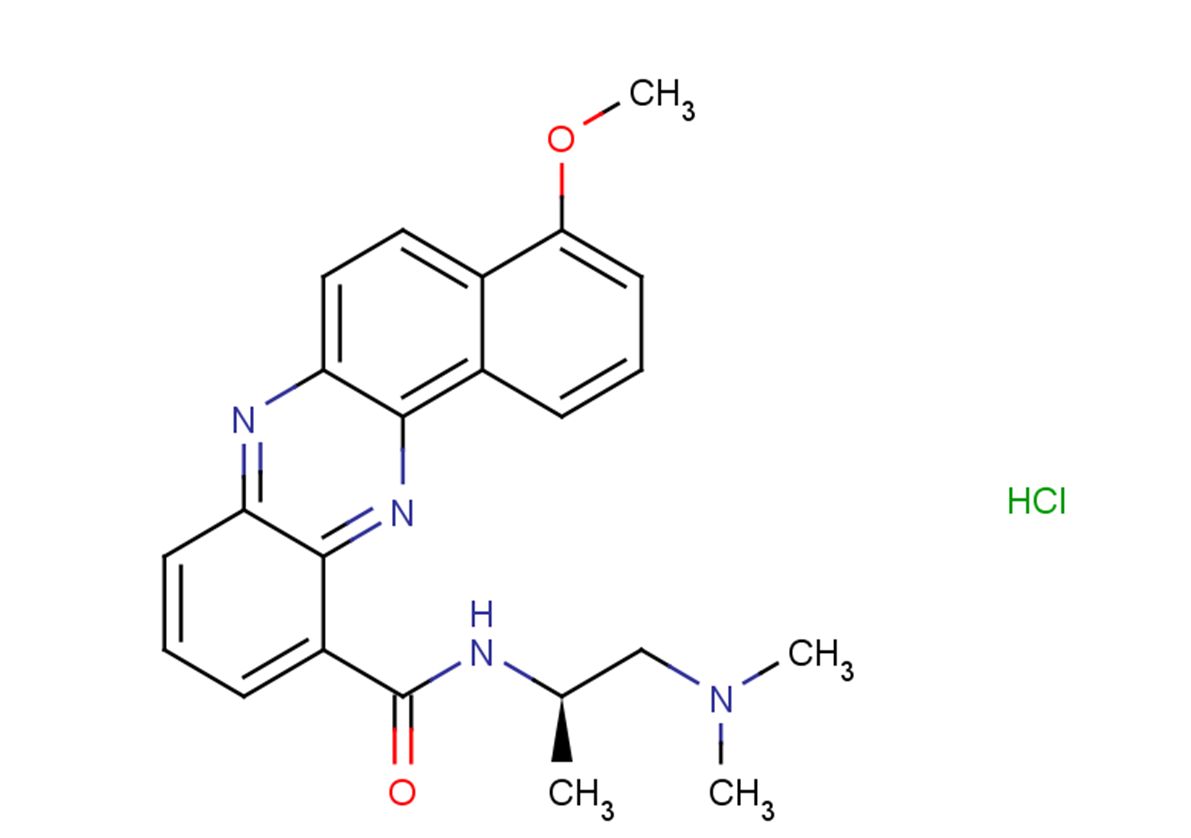 XR-11576 HCl Structure