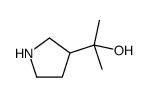 2-(吡咯烷-3-基)丙烷-2-醇结构式