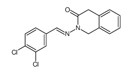 2-[(E)-(3,4-dichlorophenyl)methylideneamino]-1,4-dihydroisoquinolin-3-one结构式