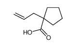 1-prop-2-enylcyclopentane-1-carboxylic acid Structure