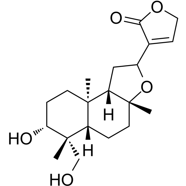 Isoandrographolide Structure