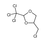 4-(chloromethyl)-2-(trichloromethyl)-1,3-dioxolane结构式