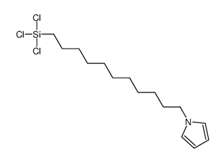 trichloro(11-pyrrol-1-ylundecyl)silane Structure