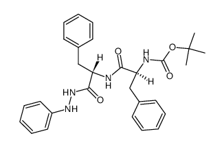 Boc-Phe-Phe-NHNHPh Structure