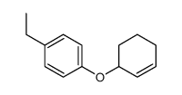 1-cyclohex-2-en-1-yloxy-4-ethylbenzene结构式