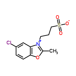 5-CHLORO-2-METHYL-1-SULFOPROPYLBENZOXAZOLE Structure