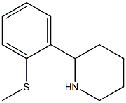 2-(2-(methylthio)phenyl)piperidine Structure