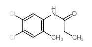 Propanamide,N-(4,5-dichloro-2-methylphenyl)- structure