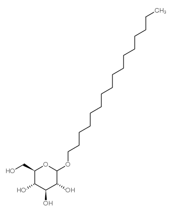 hexadecyl D-glucoside Structure