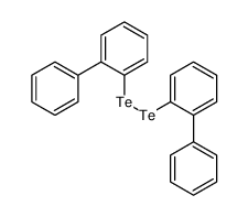 1-phenyl-2-[(2-phenylphenyl)ditellanyl]benzene Structure