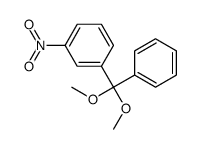 1-[dimethoxy(phenyl)methyl]-3-nitrobenzene结构式