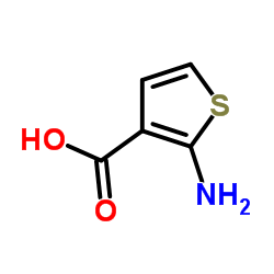 2-Amino-3-thiophenecarboxylic acid Structure