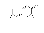 7-tert-butyl-2,2-dimethylnona-4,6-dien-8-yn-3-one Structure