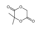 3,3-dimethyl-1,4-dioxane-2,5-dione Structure